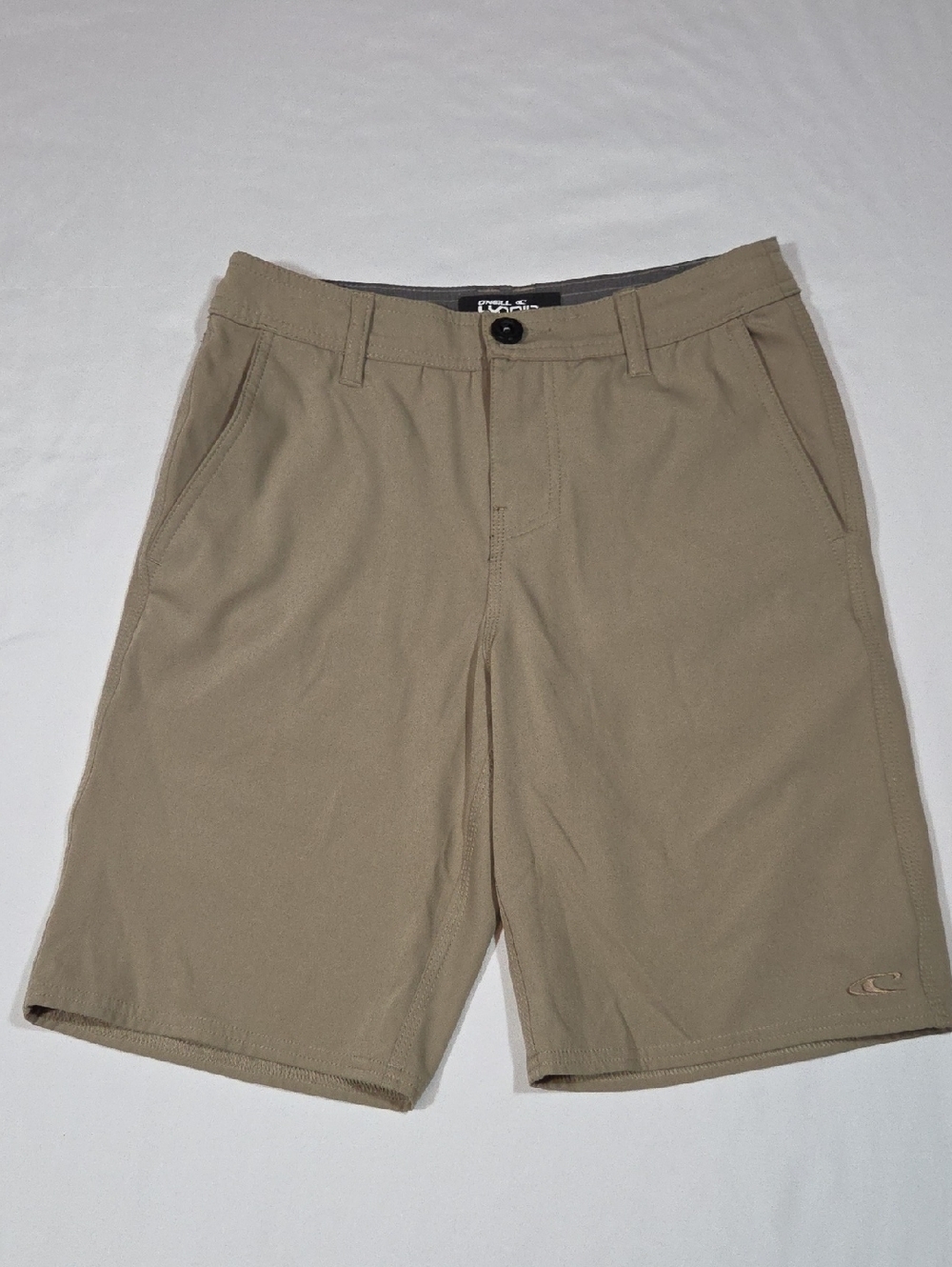 O’Neill Hybrid Shorts Tan Boys Size 26 RN#85773